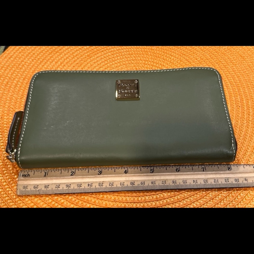 Dooney & Bourke Vachetta Leather Large Zip Around Wristlet